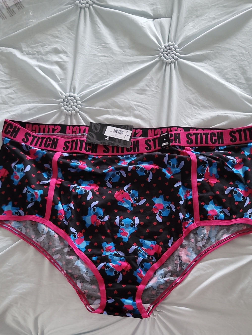 torrid Black & Pink Stitch Print Women's Briefs